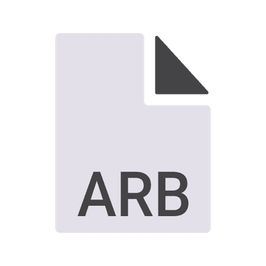 Flutter .ARB logo